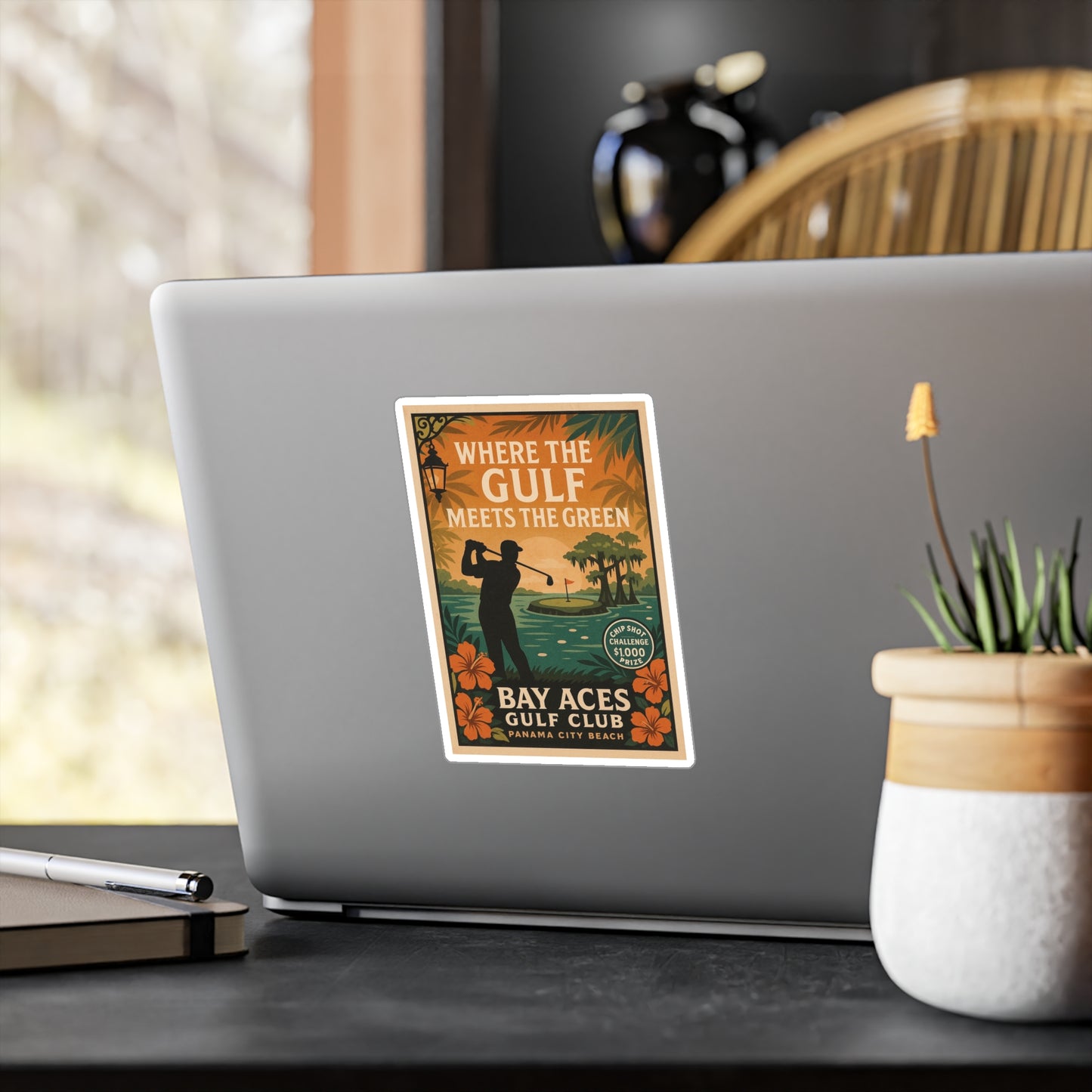 Bay Aces Vintage Sticker