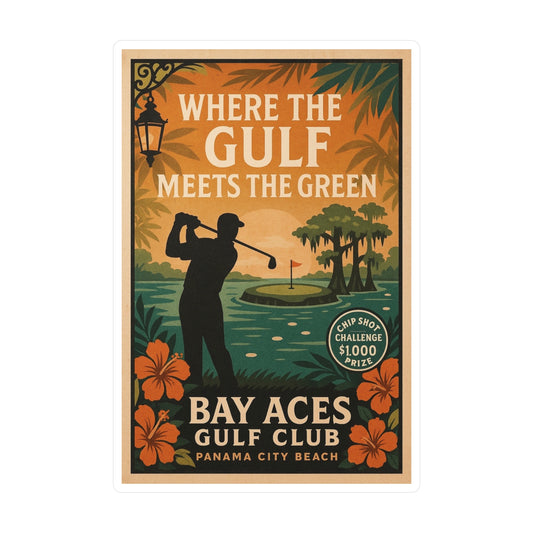 Bay Aces Vintage Sticker