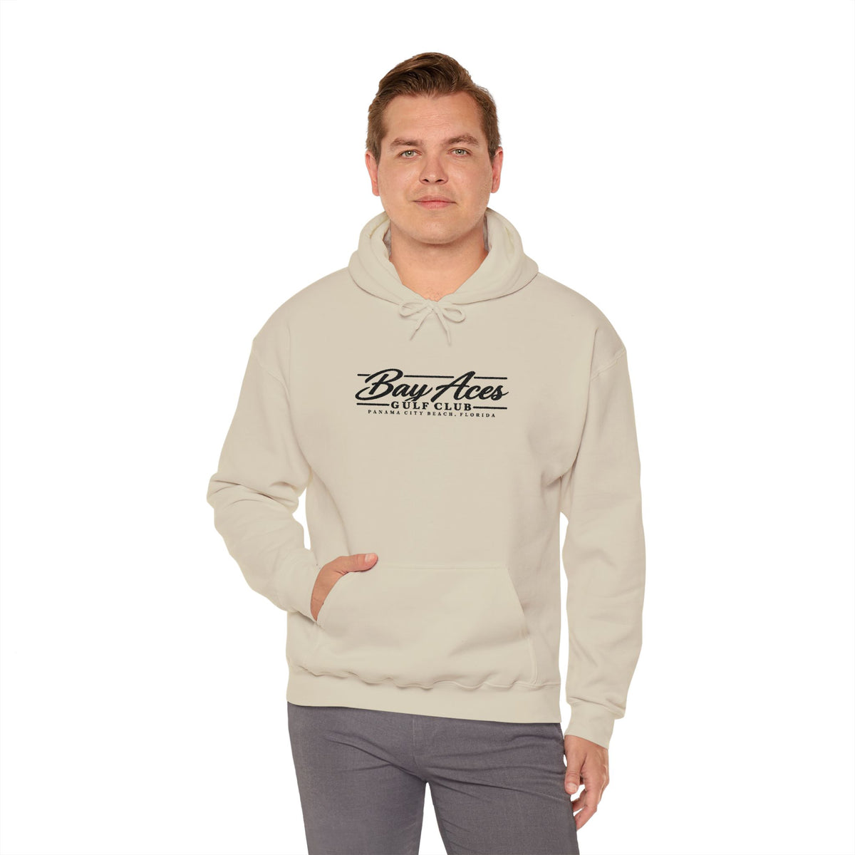Bay Aces Gulf Club Embroidered Hoodie (Light)